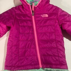 The North Face Pink Puffer Jacket